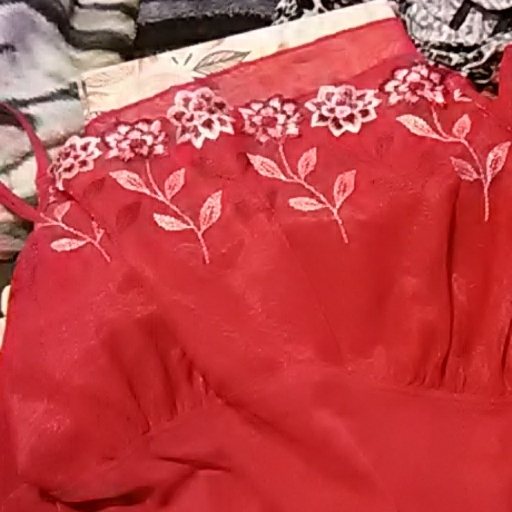 ♥️♥️NWOT Sheer & Sexy Red Nighty♥️♥️